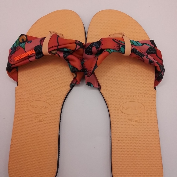 Havaianas NEW You St Tropez Sandal Fruit Print Shoe SZ 9-10W - Picture 5 of 7